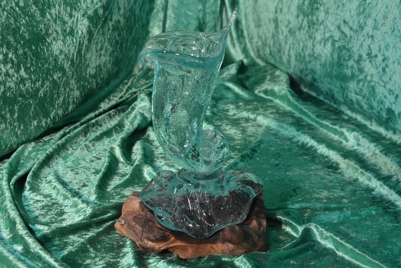 Vase in Schneckenform