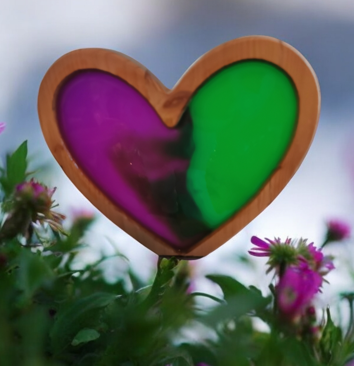 Epoxidherz Epoxidharz handgemacht Valentinstag