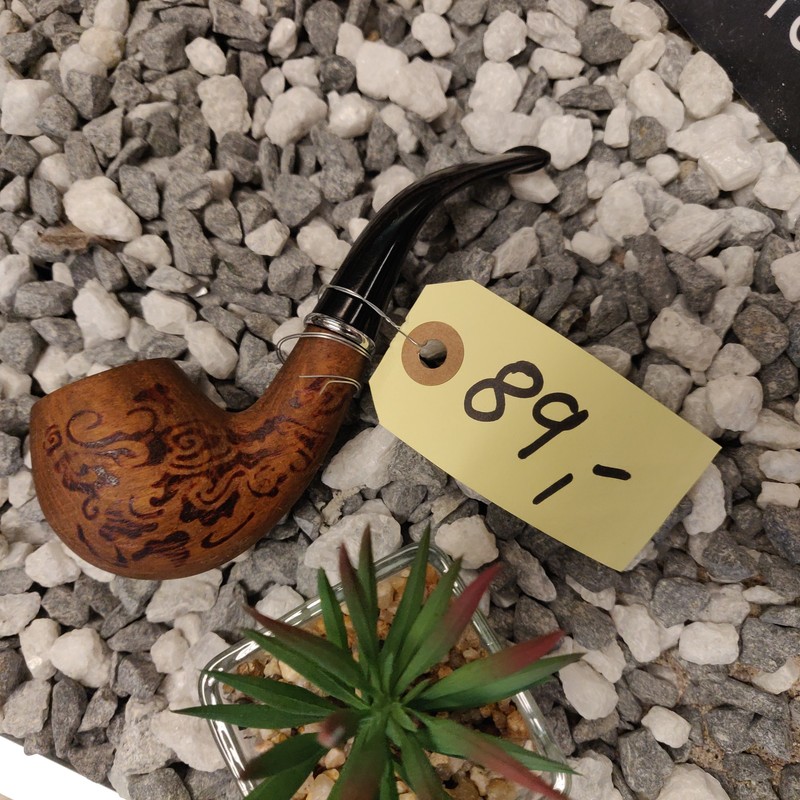 Klassische-HaKlassische Handgeschnitzte Tabak Pfeife aus Kirschbaum Holz mit Maserung Muster ndgeschnitzte-Tabak-Pfeife-aus-Kirschbaum-Holz-mit-Maserung-Muster -02