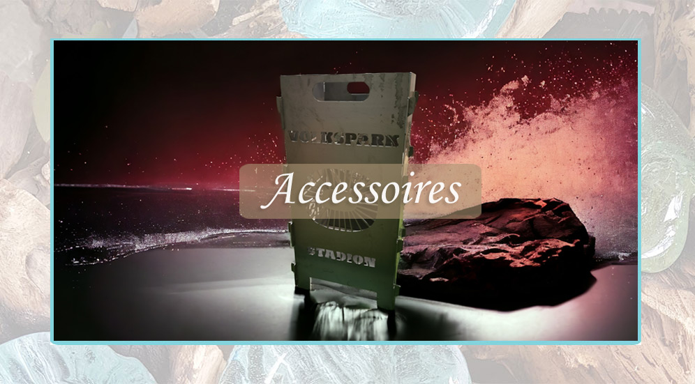 Accessoires aus Holz, Metall und Glas